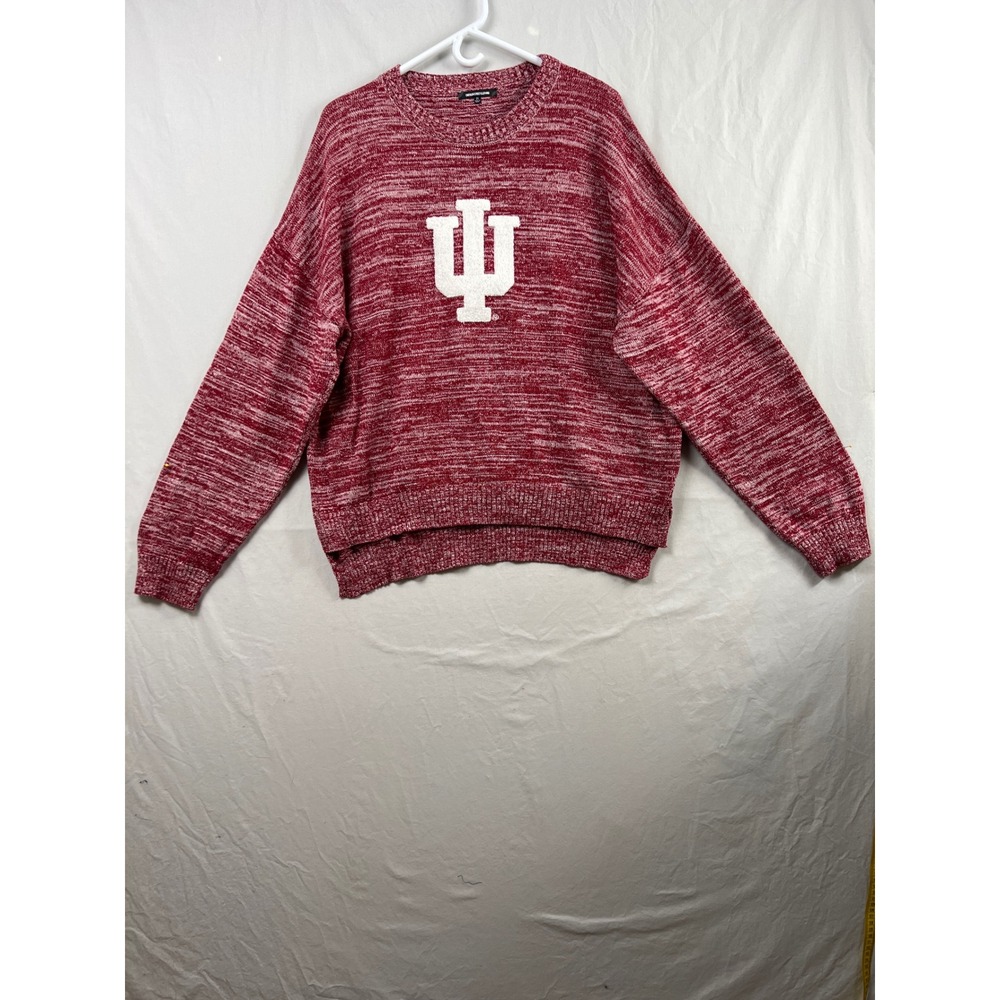 Emerson Street Indiana University Sweater Womens 2X Red Marled IU Knit Pullover